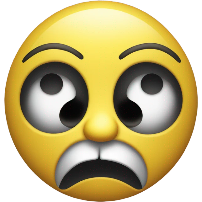 shocked yellow face emoji