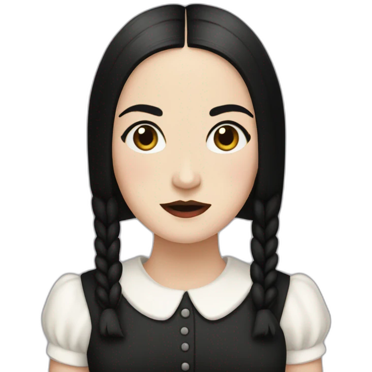 wednesday adams emoji