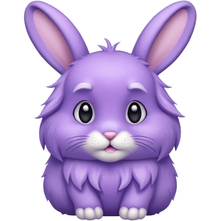  tavşan mor emoji
