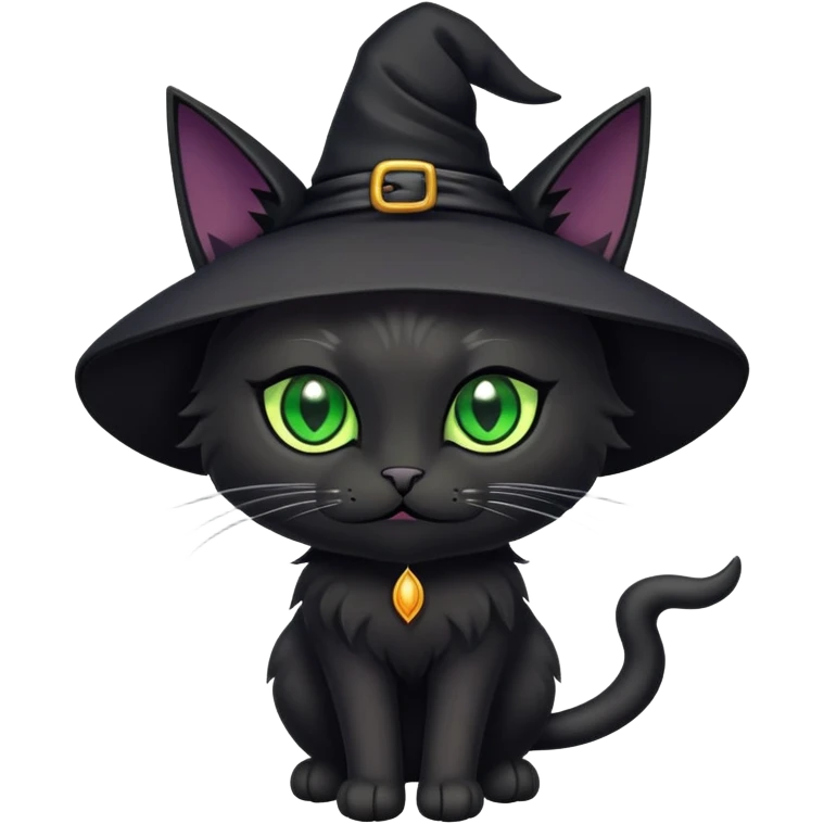 Witch cat emoji