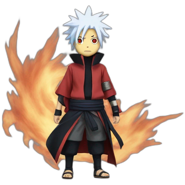 Naruto with an akatsuki jack et emoji