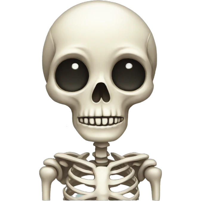 The Sad Skeleton emoji