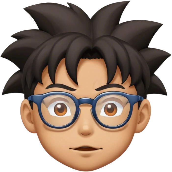 𝙂𝙤𝙠𝙪 𝙬𝙚𝙖𝙧𝙞𝙣𝙜 𝙜𝙡𝙖𝙨𝙨𝙚𝙨 emoji