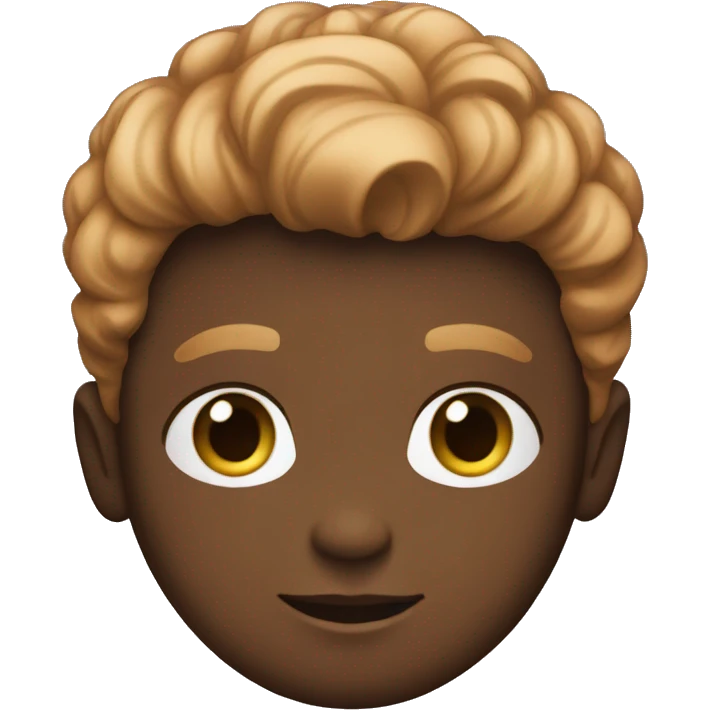 White boy with brown floppy hair wearing a black shirt with pink TCH monogram on it  emoji