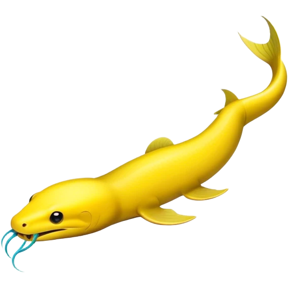 Yellow electric eel emoji