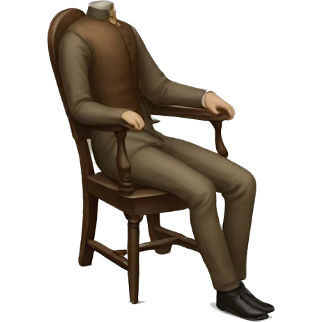 british person 1800s seating emoji
