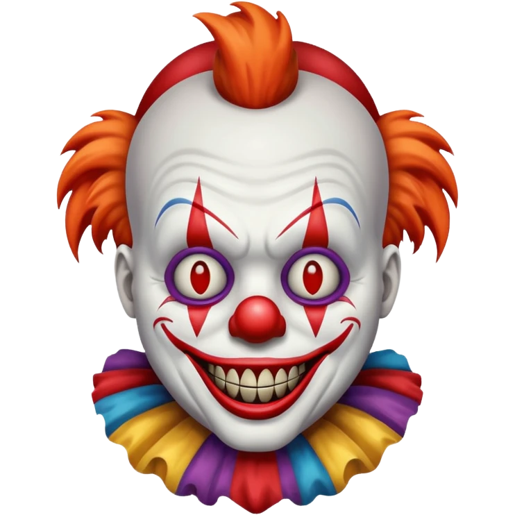 creepy clown emoji