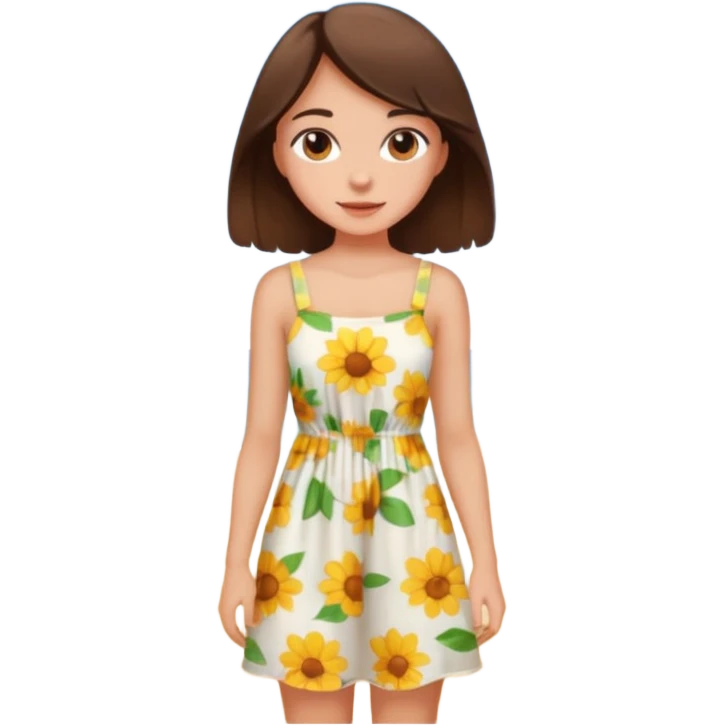 summer vibes girl brun hair emoji