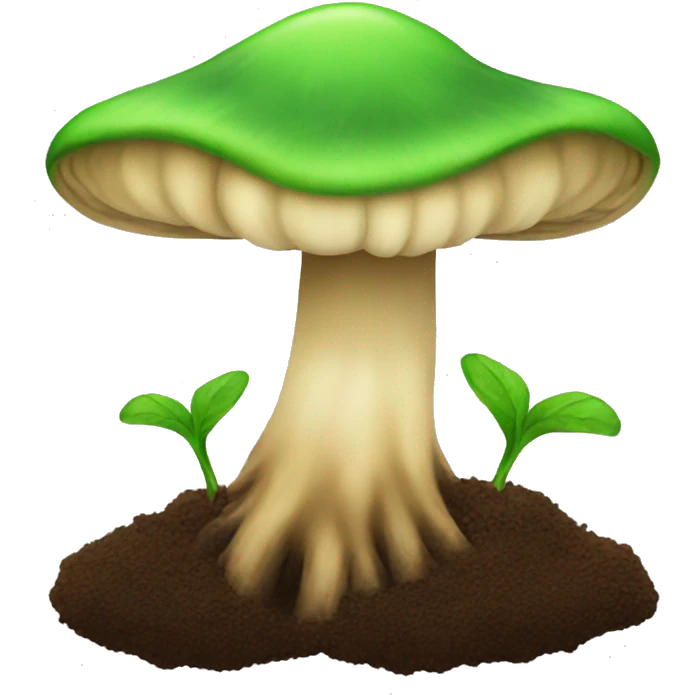 Growshroom planting emoji