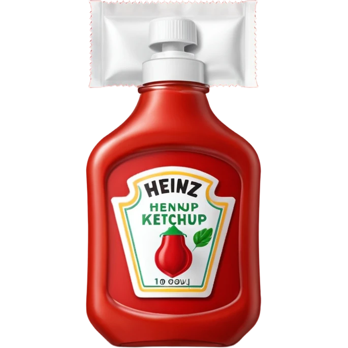 One Heinz Ketchup Sachets 10ml emoji
