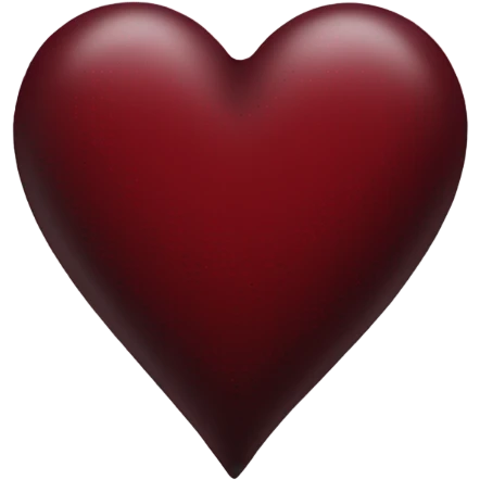 dark red heart emoji