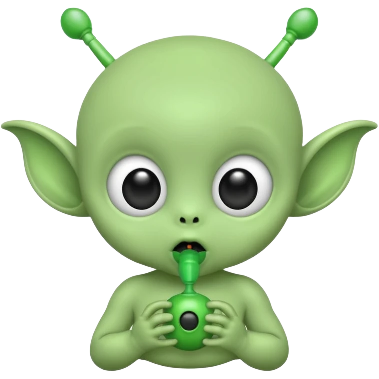Alien baby with antenna pacifier





 emoji