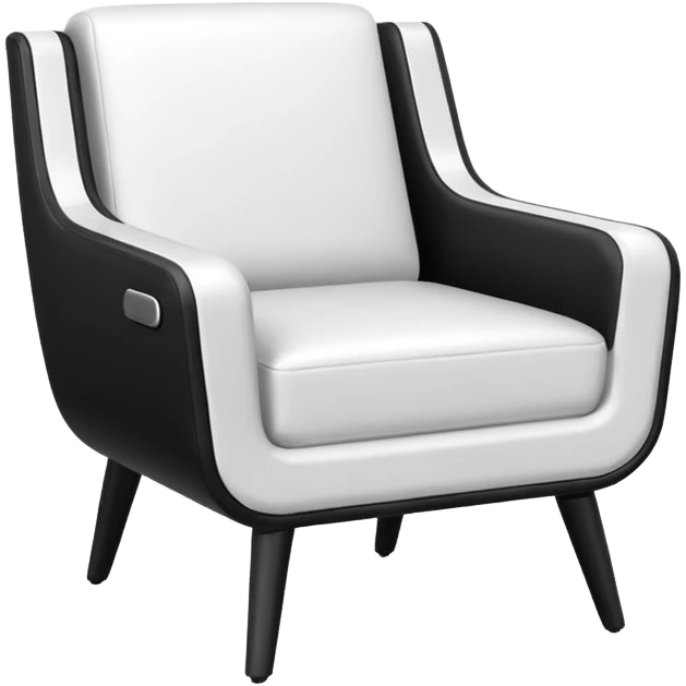 modern white chair emoji