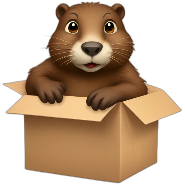 beaver delivery emoji
