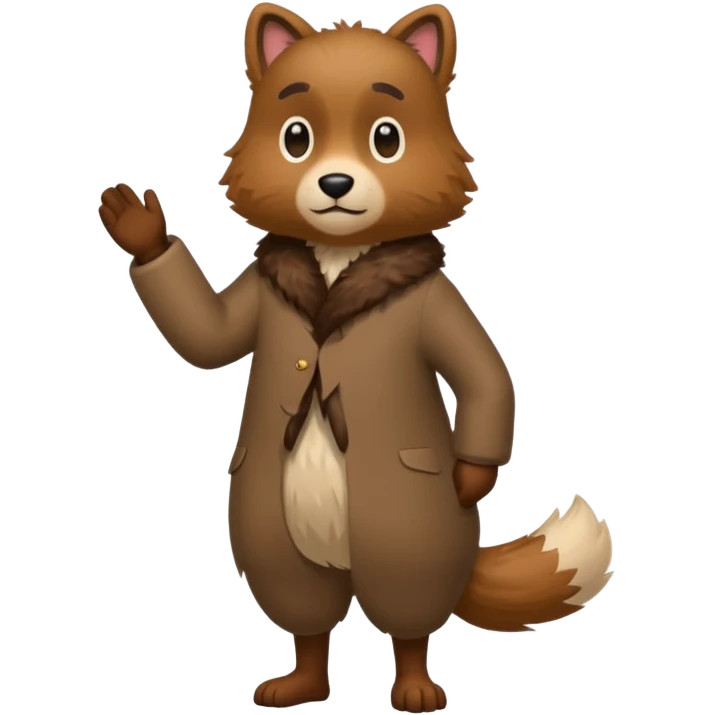 Rocruff, full body emoji