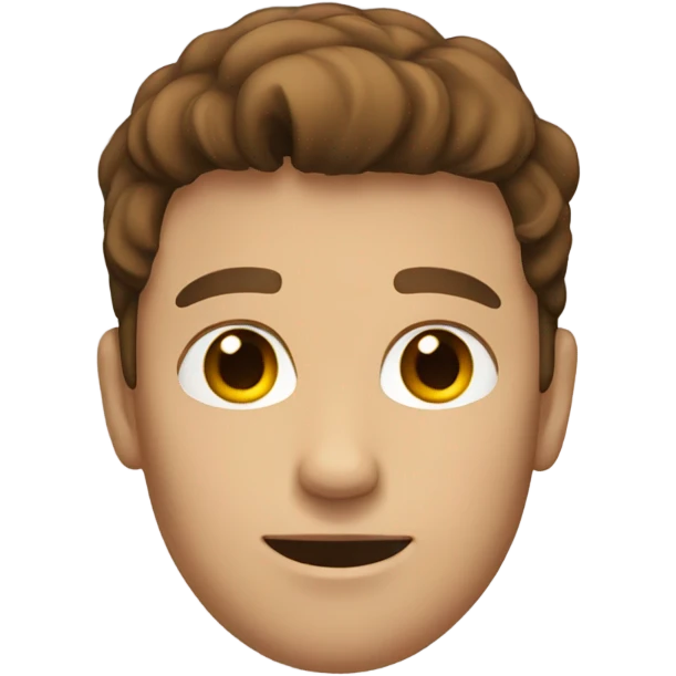my boyfriend brown hair  emoji