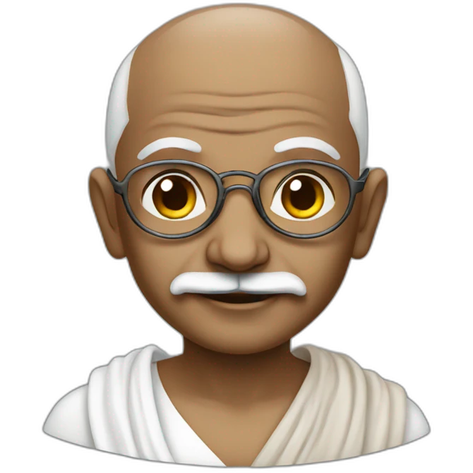 Gandhi emoji