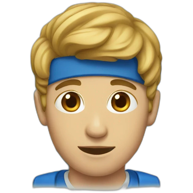 blue school emoji