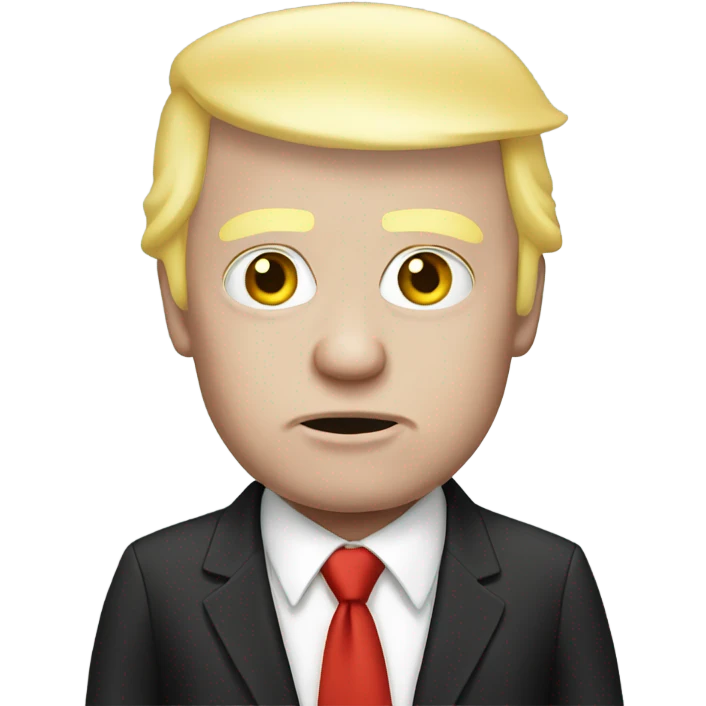 Trump but albino emoji
