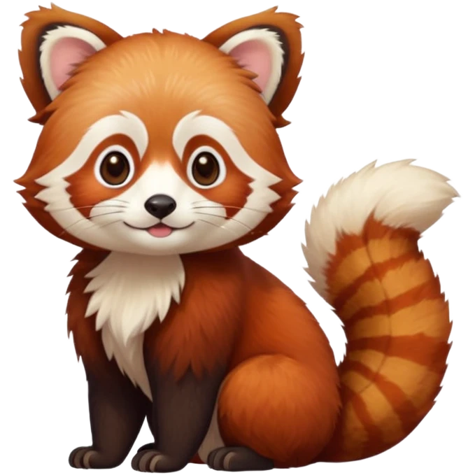 persian red panda emoji