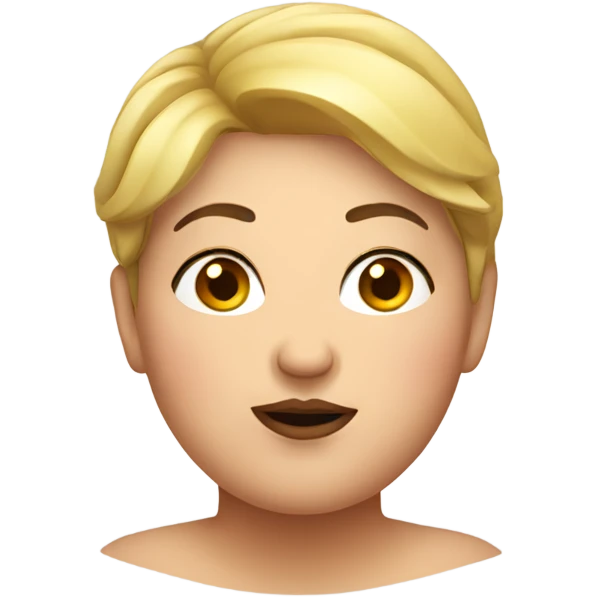 a very fat woman emoji