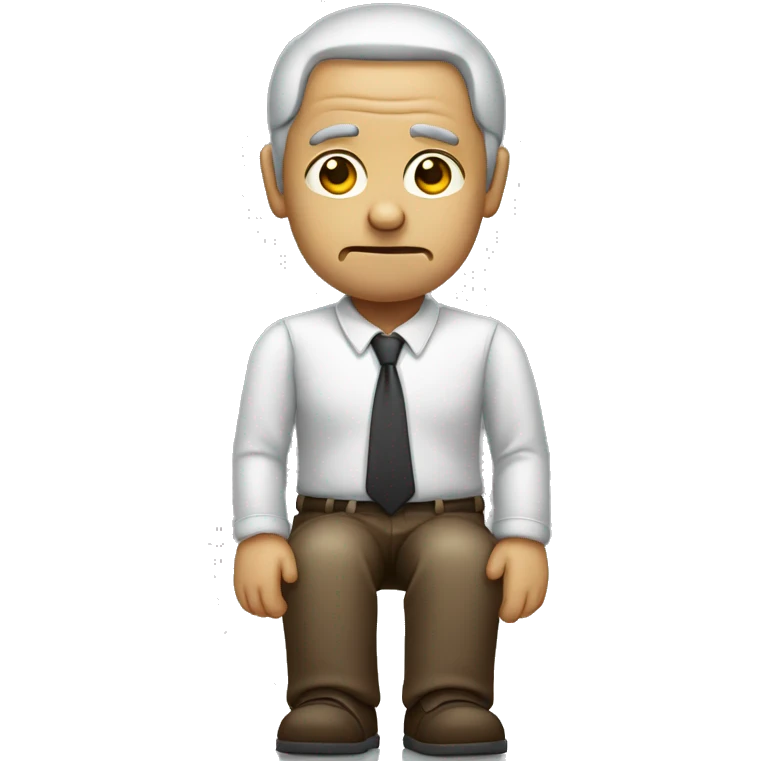 Very Sad 40 year old android user emoji
