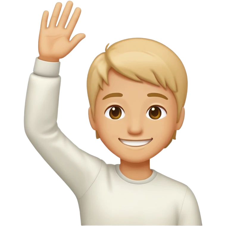 Persona haciendo el dab emoji