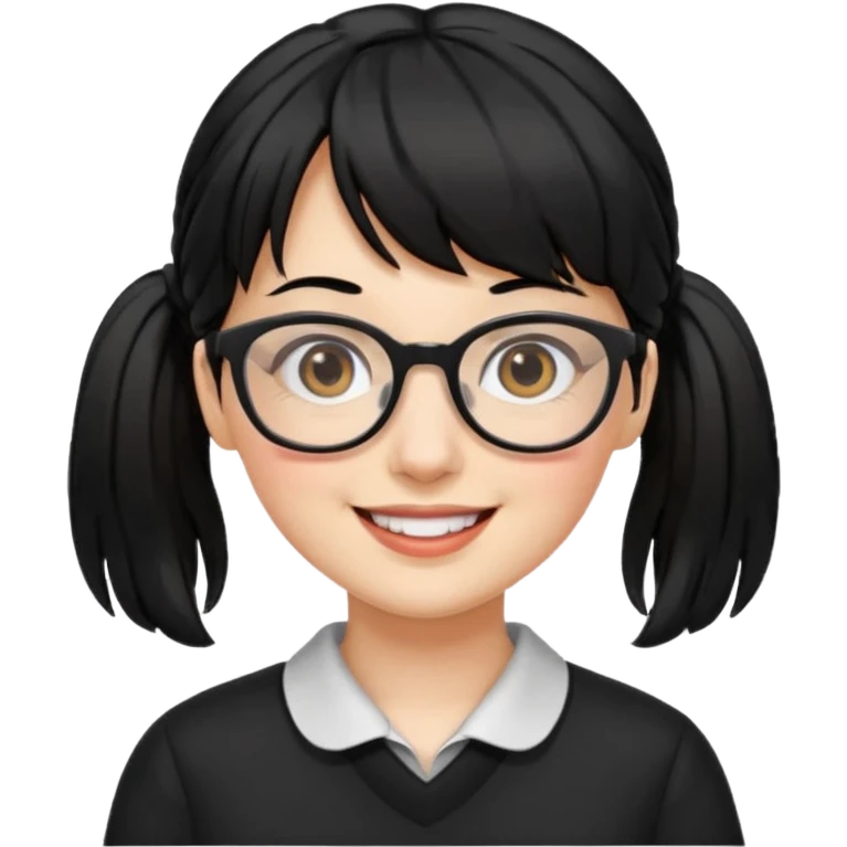 It's a trend setter that gives information related to all kinds of skin and beauty, but it's a little mild, with black hair, bangs, pigtails. It's a little cute and smiling. But you have to be an adult and look smart emoji