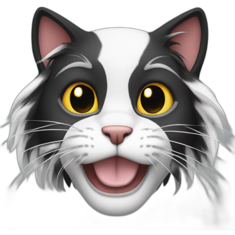 sylvester cat with long hair emoji