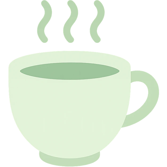 pale green steamed cup emoji