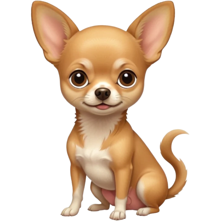 A pregnant Chihuahua. emoji