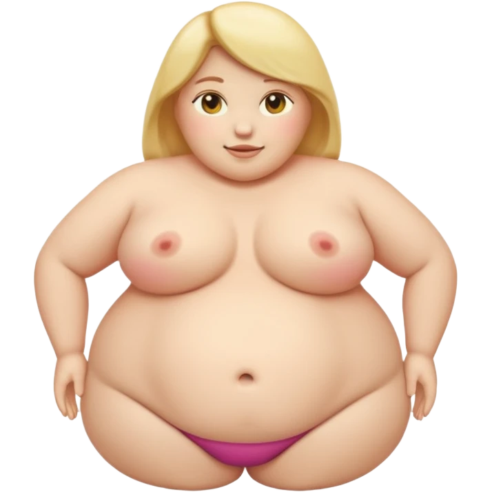 an emoji only including body shape, without head ,only the bosom and tummy part emoji