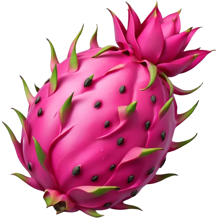 Dragon fruit emoji not spiny outside of dragonfruit  emoji
