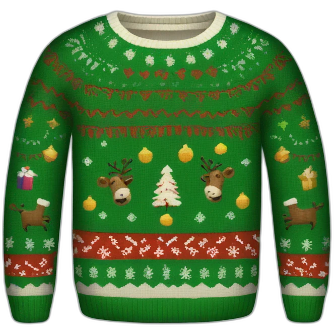 christmas sweater emoji
