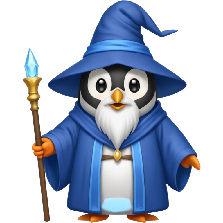 Penguin Wizard emoji