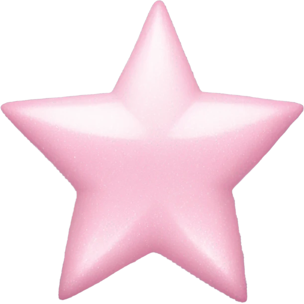 pale pink star sparkle emoji