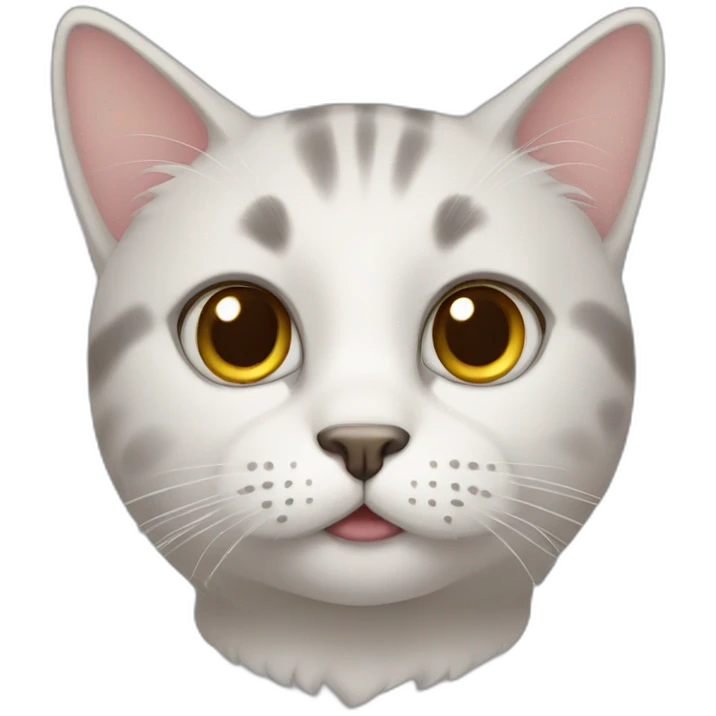 Cat with cute eyes emoji