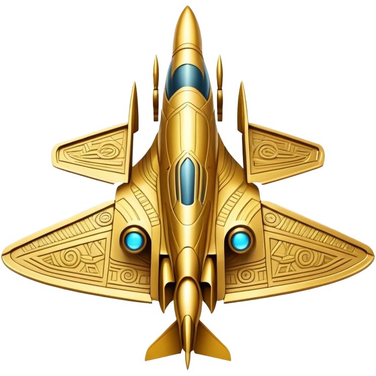 annunaki gold spaceship emoji