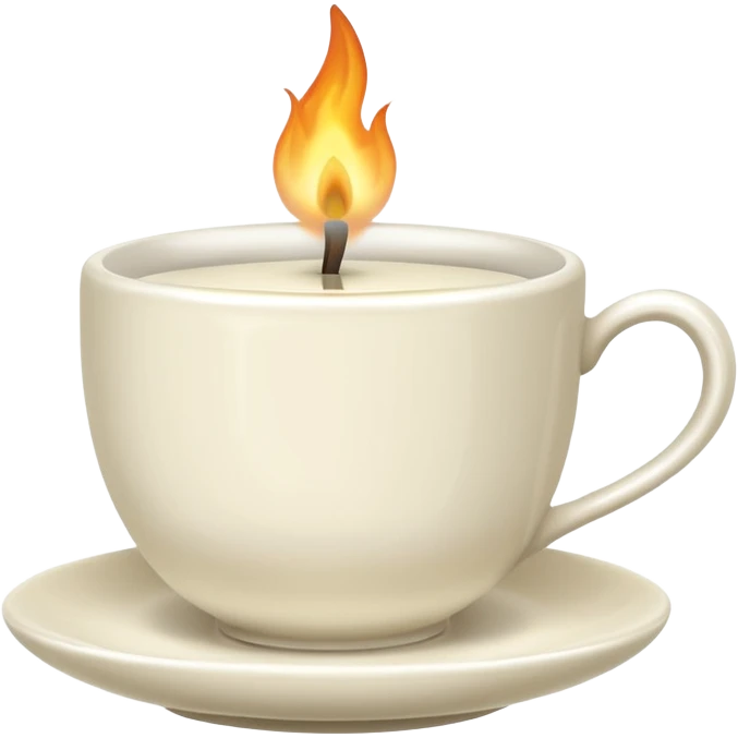 stylishteacup candle emoji