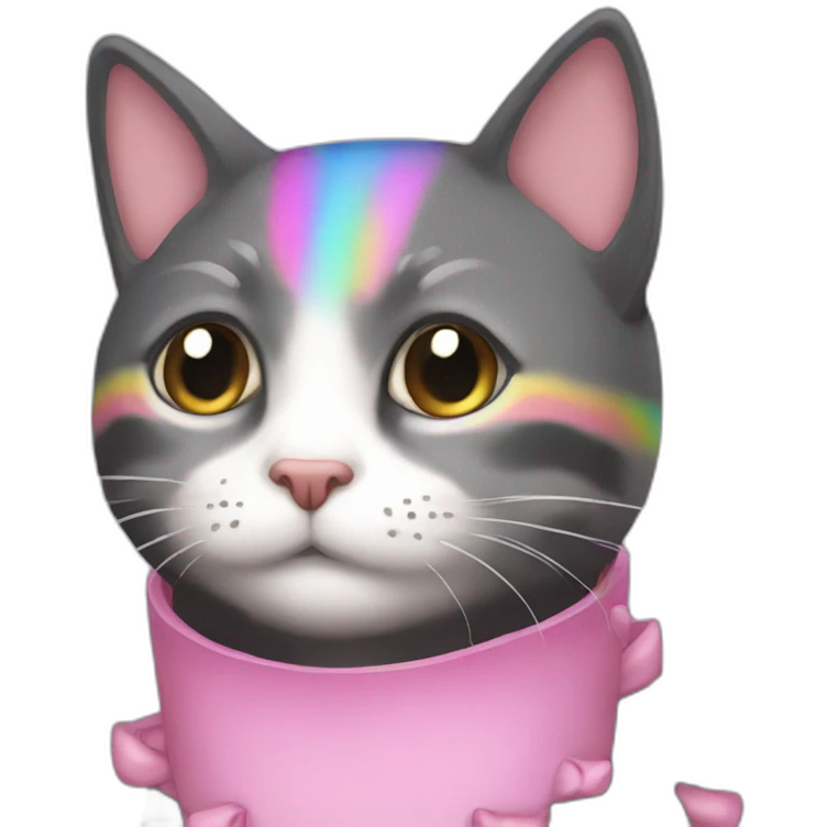 Nyan cat but human emoji