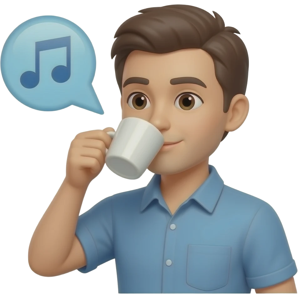 Create a sip and sync emoji emoji
