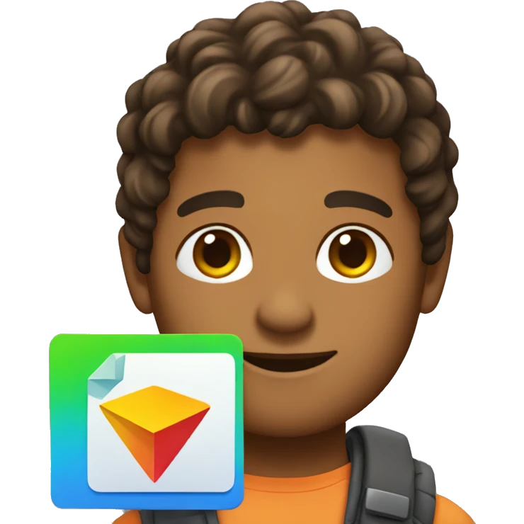 jeet holding google play card emoji