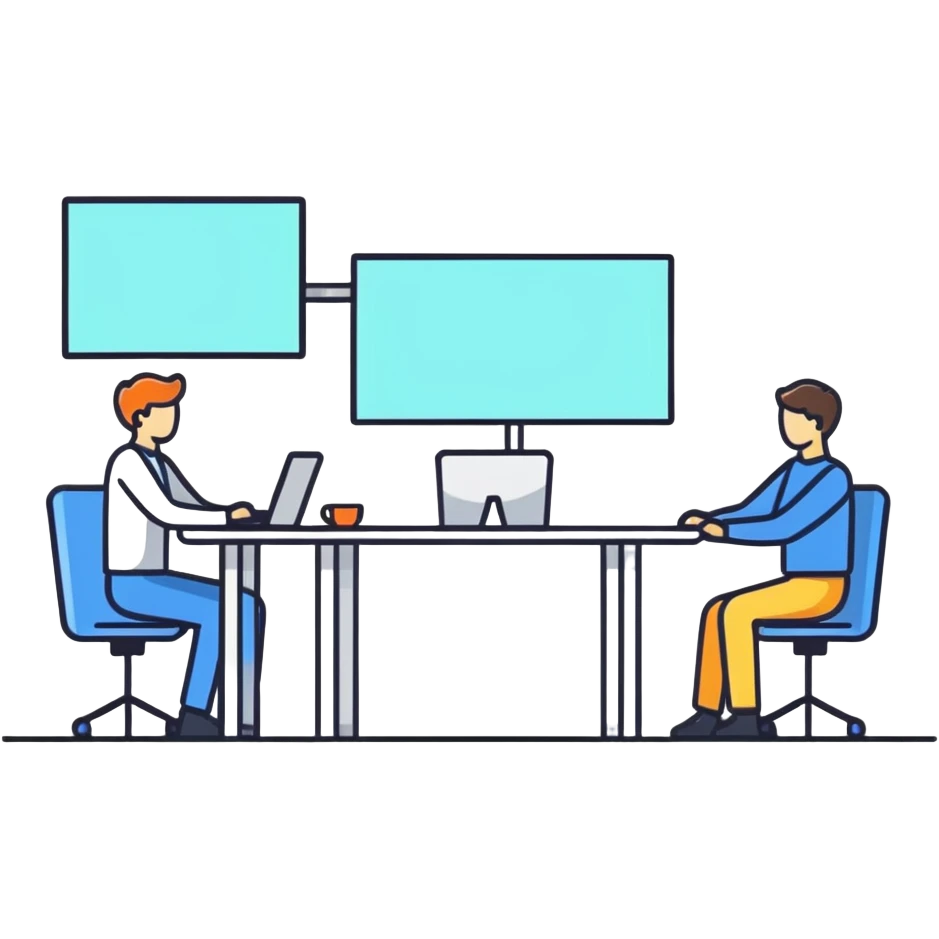 A computer zoom meeting  emoji