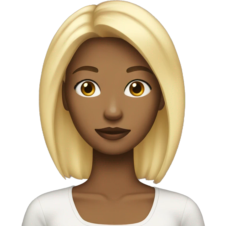 blonde it-girl emoji