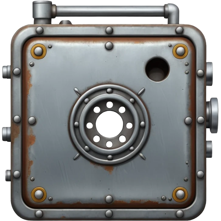 square metal machine emoji