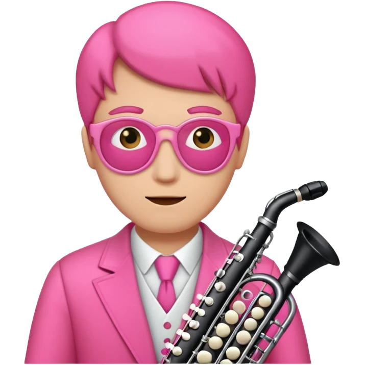 pink musician man  emoji