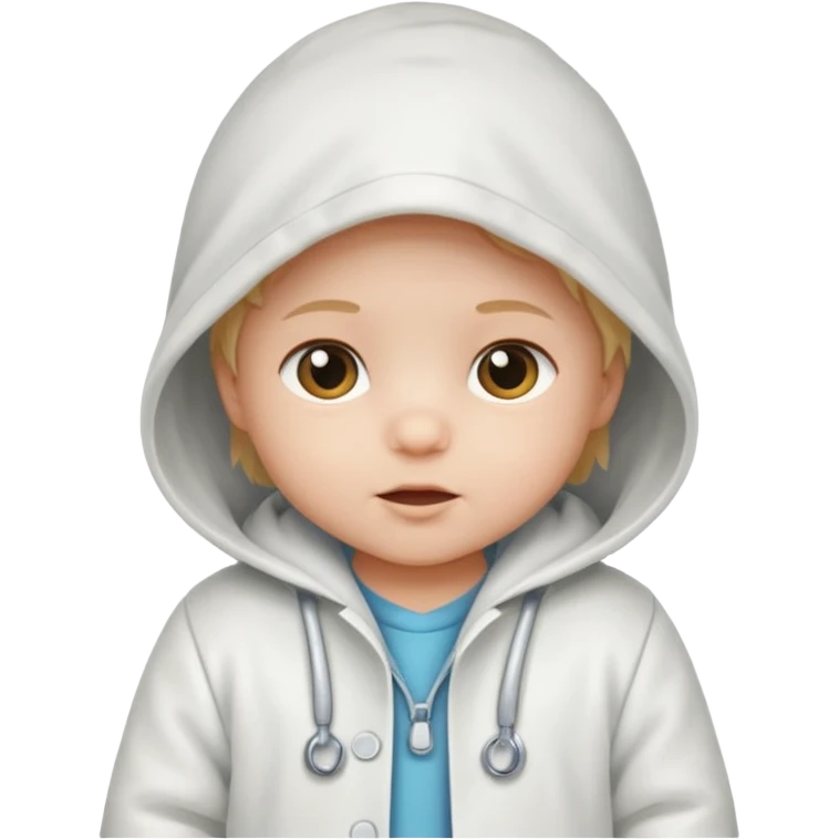 baby in white coat emoji