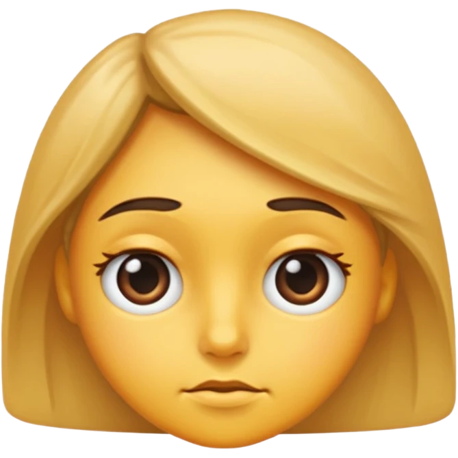 A side eye emoji