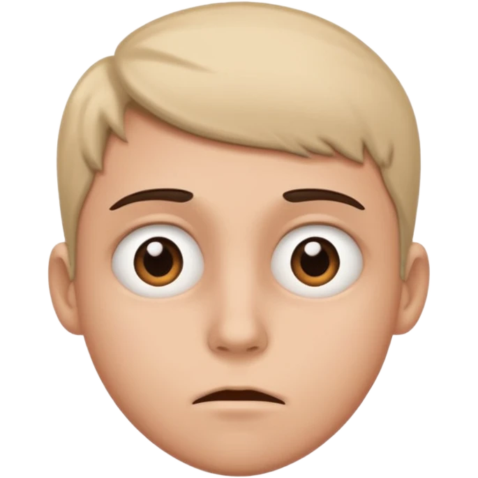 person looking grossed out and looking to the side with their eyes emoji
