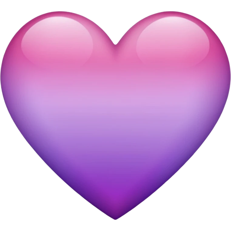 Pink and purple ombré heart emoji